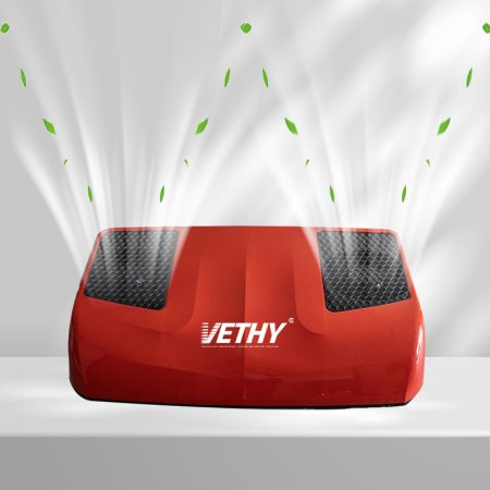 VETHY Red VS02-pro Rooftop 12V Parking Air Conditioner