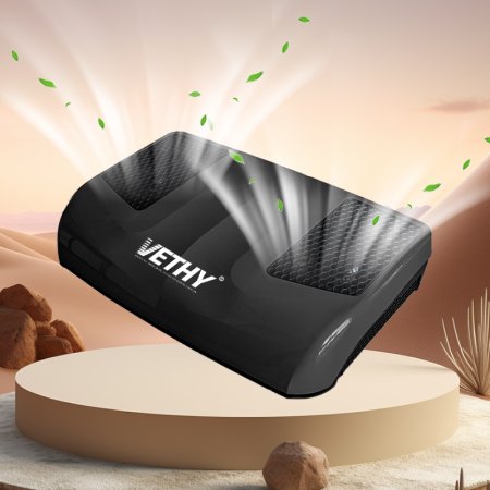 VETHY Black VS02-pro Rooftop 12V Parking Air Conditioner