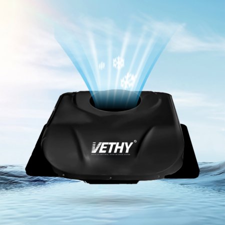 VETHY VS01 Black Rooftop overland 12V Parking Air Conditioner